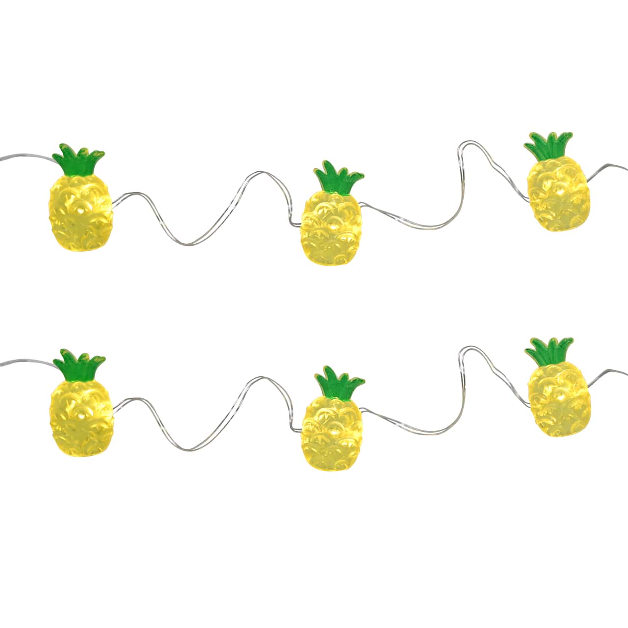 18ct. Pineapple Icon LED String Lights by Ashland®
